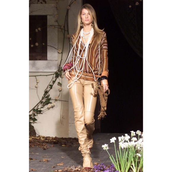 Dolce & Gabbana Fall 2001 Runway Leather Pants
